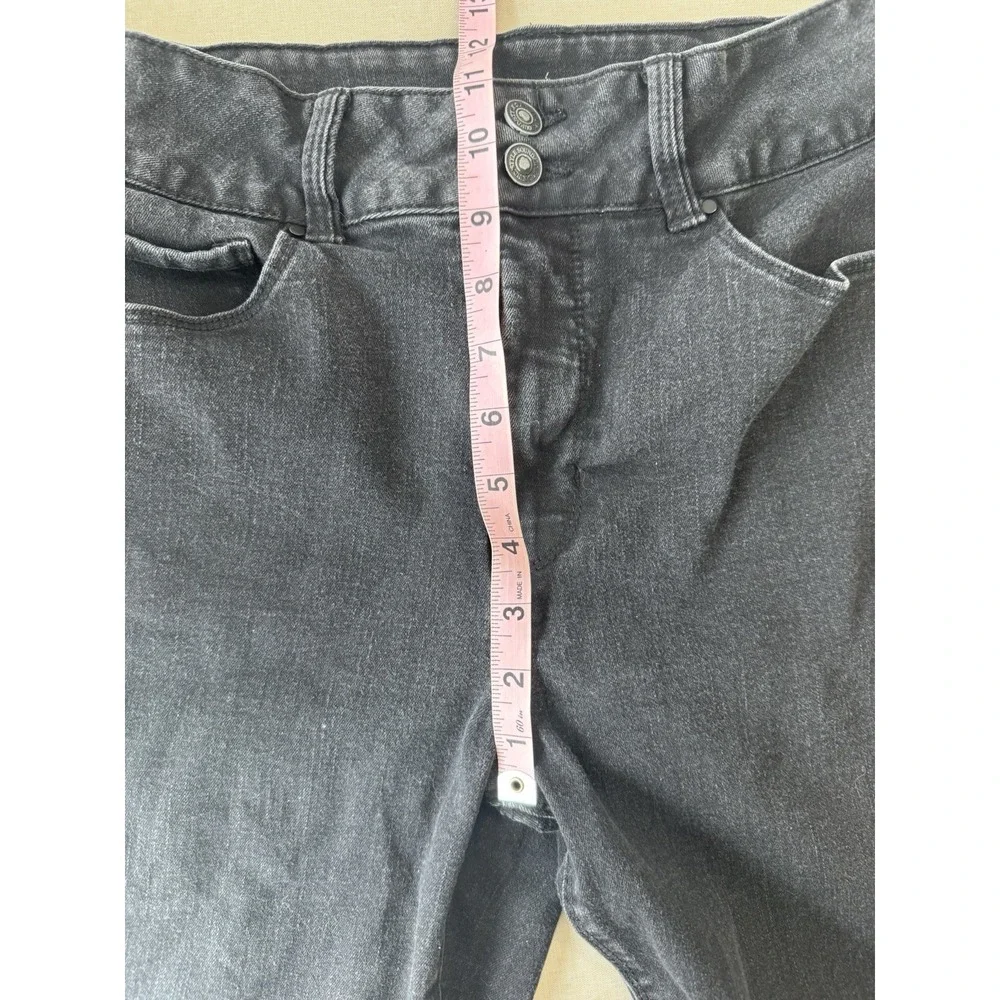SoundStyle Womens Black High Waist‎ Skinny Jeans Size 12 Stretch Ankle Denim - Picture 8 of 15